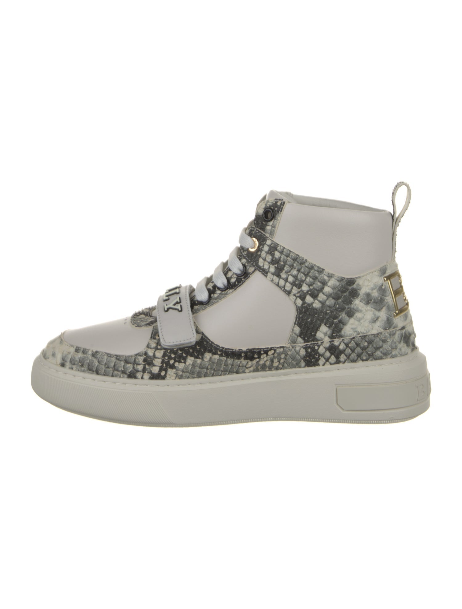 Bally Leather Printed Sneakers