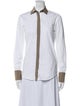 Bally Long Sleeve Button-Up Top