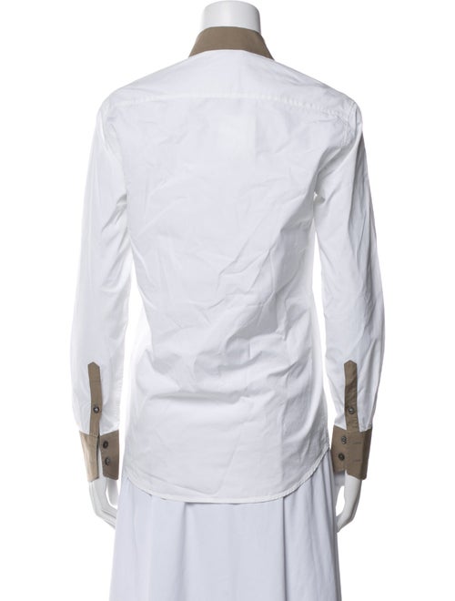 Bally Long Sleeve Button-Up Top