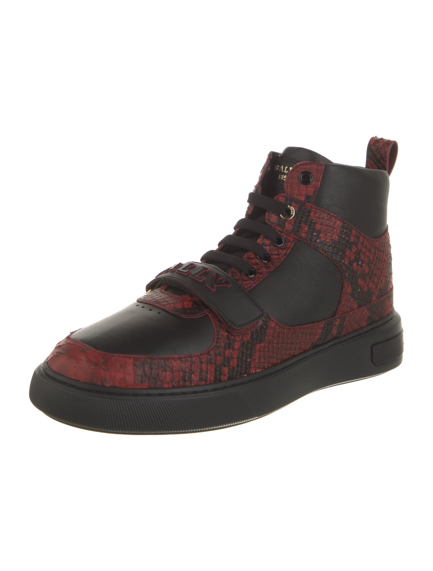 Bally Leather Printed Sneakers