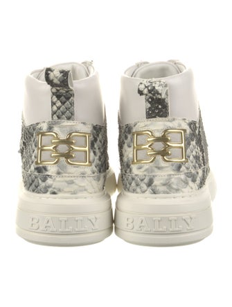 Bally Leather Printed Sneakers
