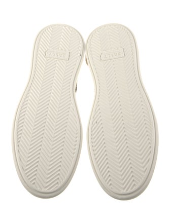 Bally Leather Printed Sneakers