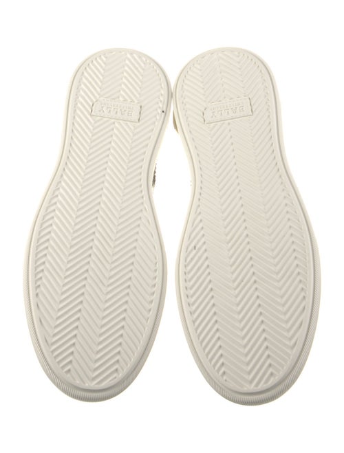 Bally Leather Printed Sneakers