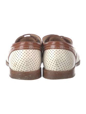 Bally Leather Colorblock Pattern Sneakers