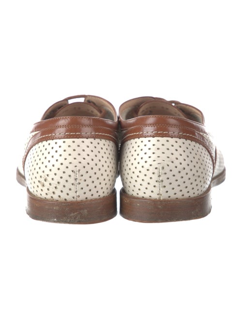 Bally Leather Colorblock Pattern Sneakers