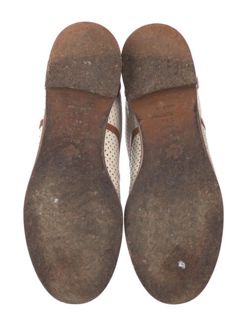 Bally Leather Colorblock Pattern Sneakers