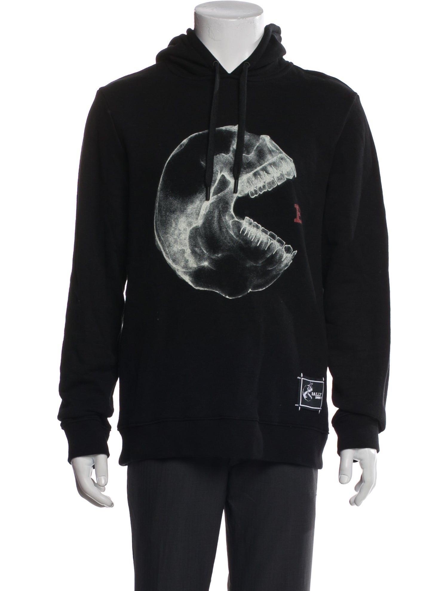 Bally Graphic Print Crew Neck Hoodie