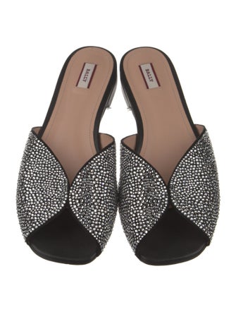 Bally Crystal Crystal Embellishments Slides