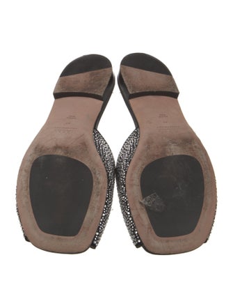 Bally Crystal Crystal Embellishments Slides