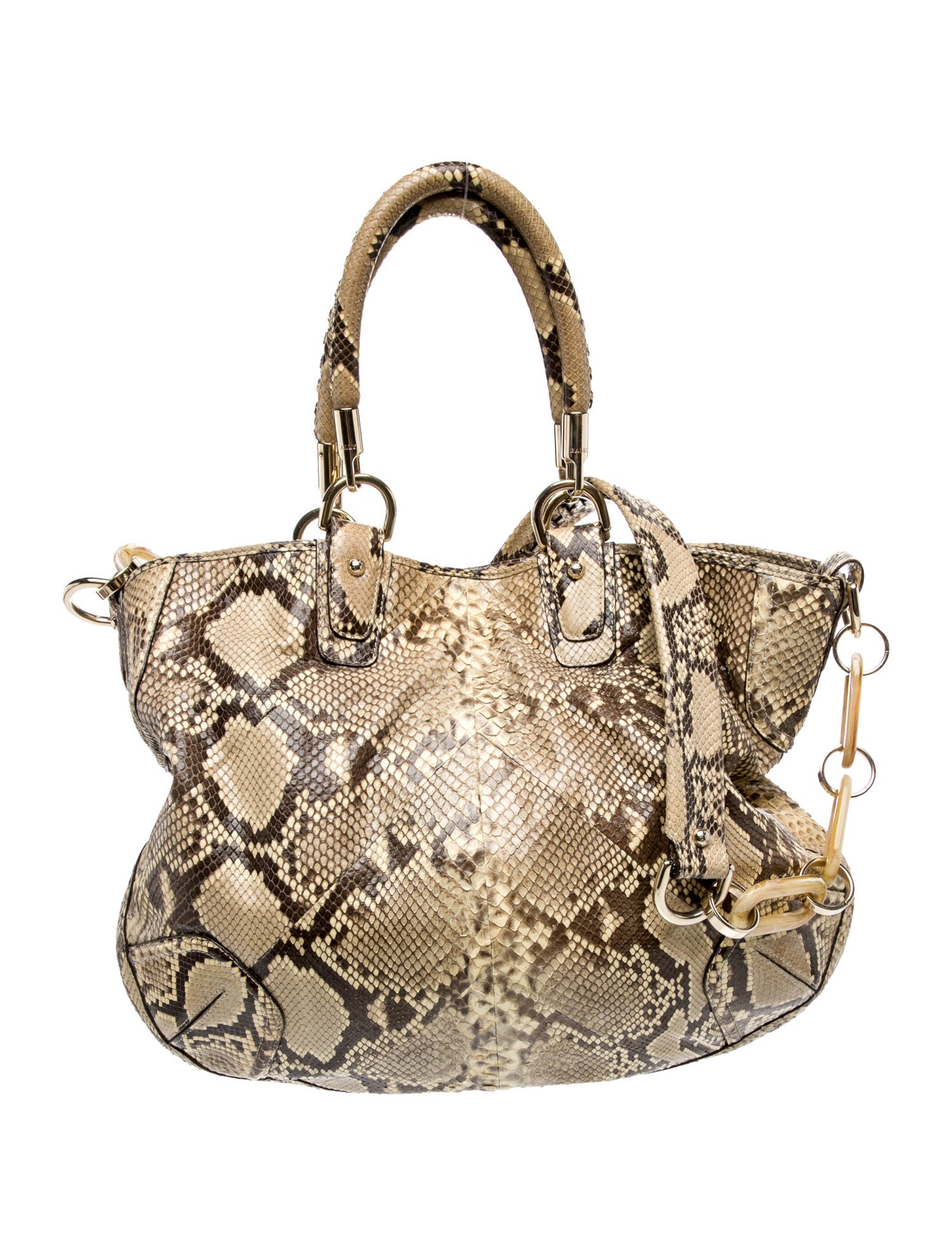 Bally Snakeskin Hobo