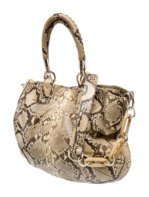 Bally Snakeskin Hobo