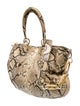 Bally Snakeskin Hobo
