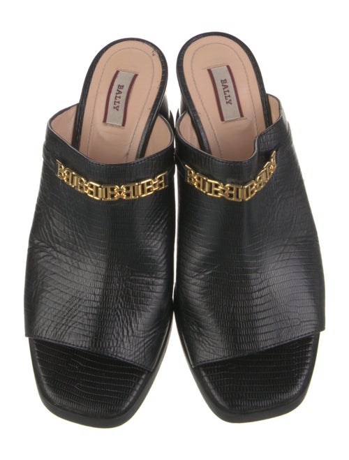 Bally Leather Printed Slides