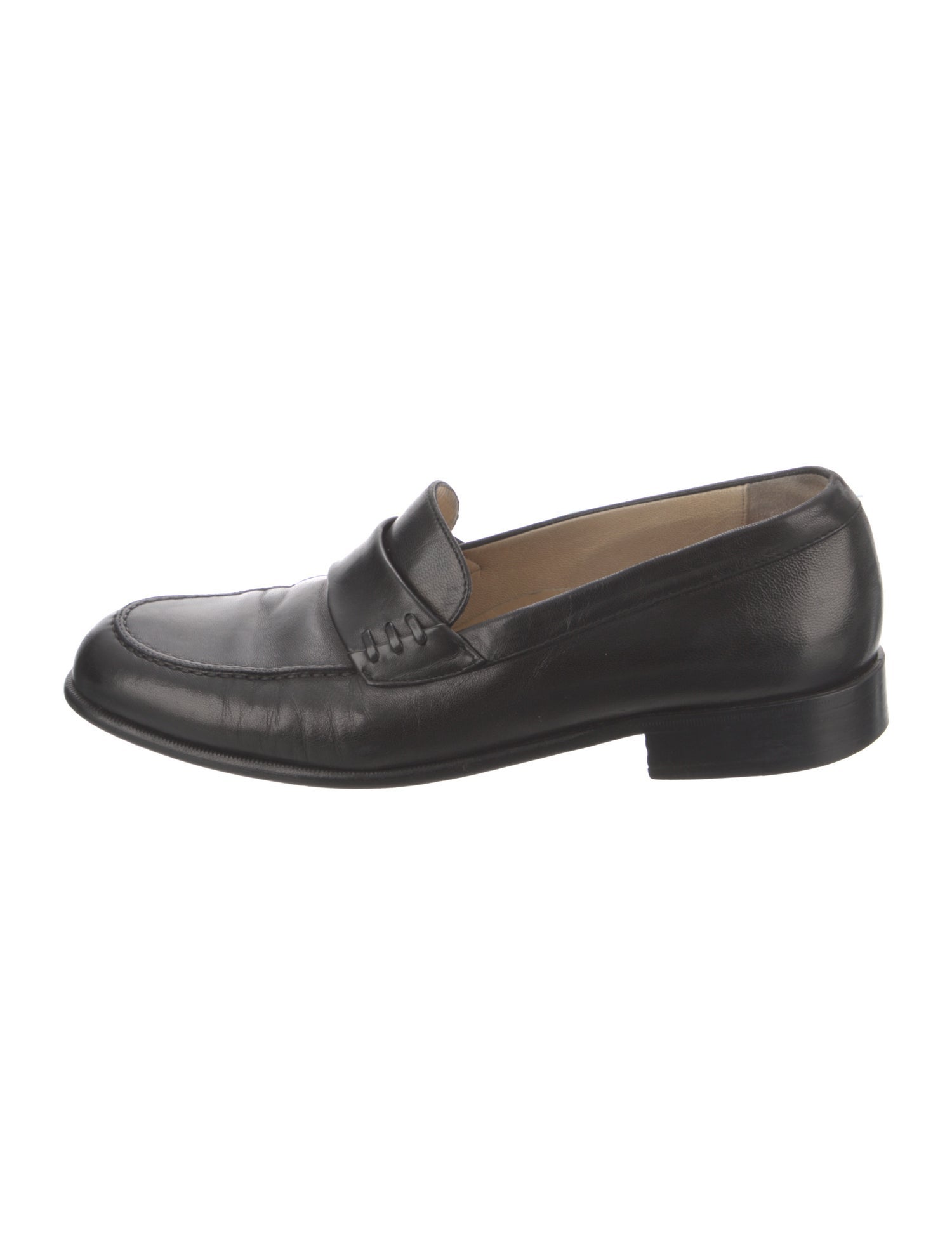Bally Leather Tassel Accents Loafers