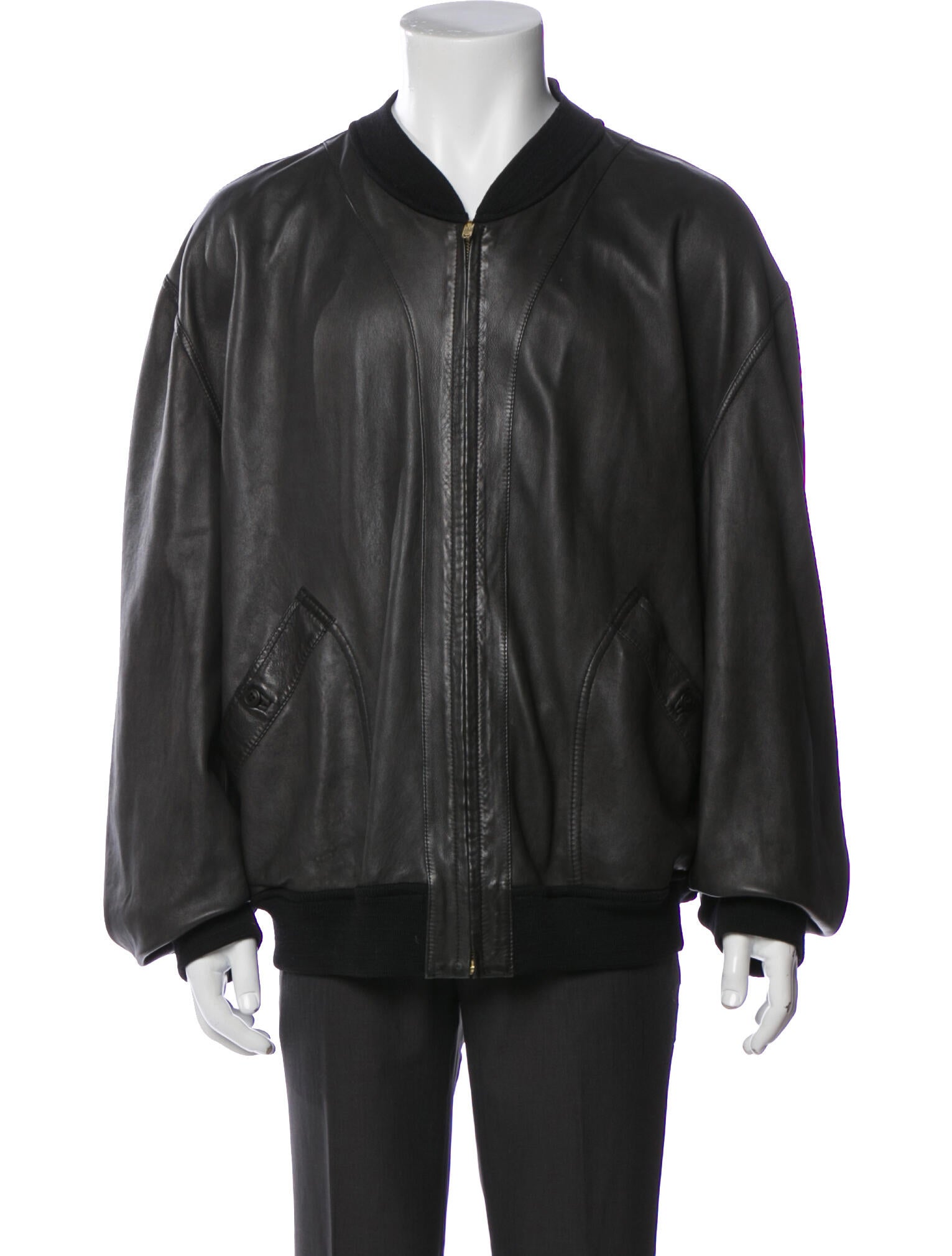 Bally Leather Bomber Jacket