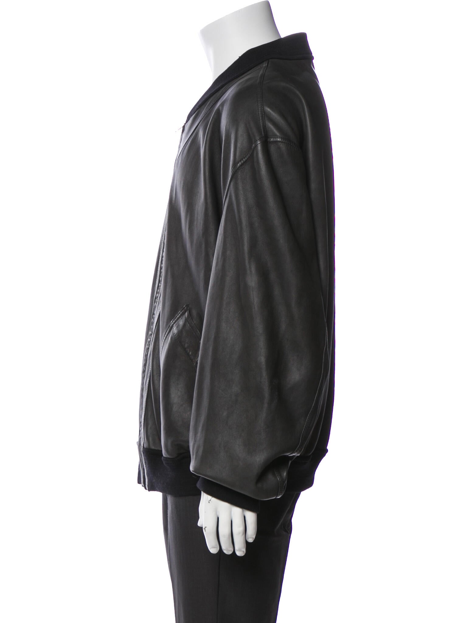 Bally Leather Bomber Jacket