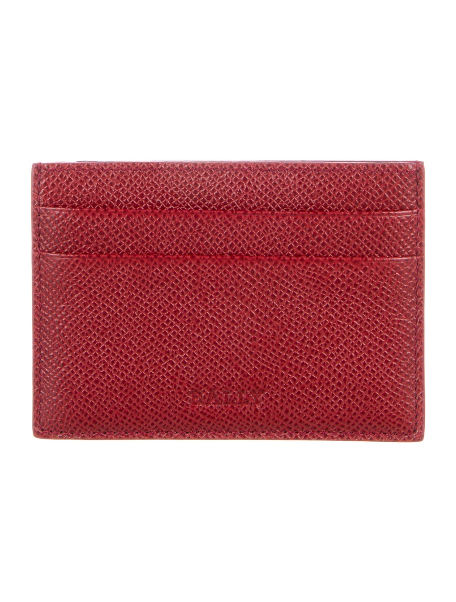 Bally Calf Leather Card Holder