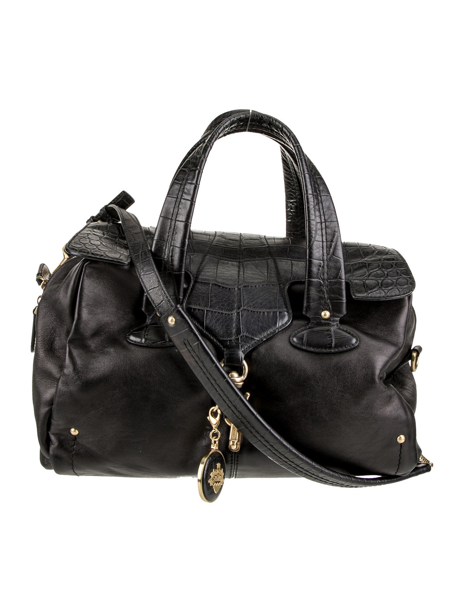 Bally Leather Top Handle Bag