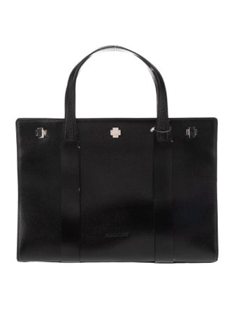 Giorgio Armani Leather Top Handle Bag