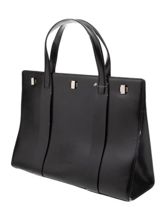 Giorgio Armani Leather Top Handle Bag