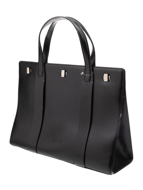 Giorgio Armani Leather Top Handle Bag