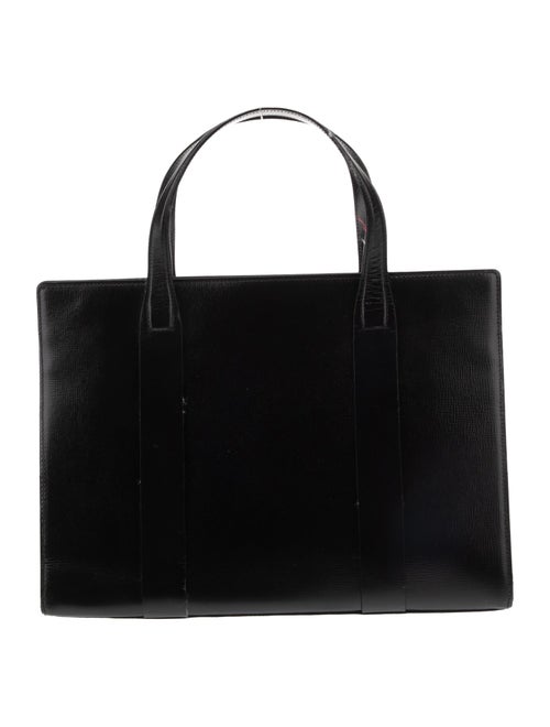 Giorgio Armani Leather Top Handle Bag
