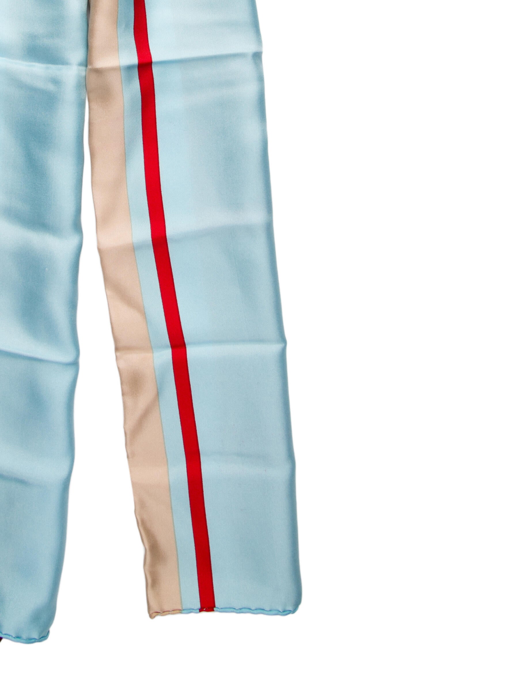 Bally Silk Striped Scarf w/ Tags