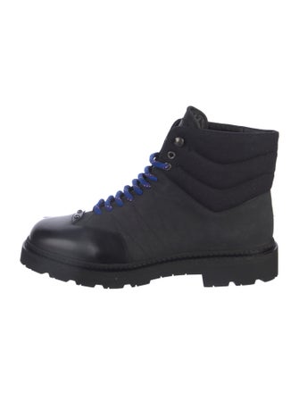 Bally Leather Combat Boots