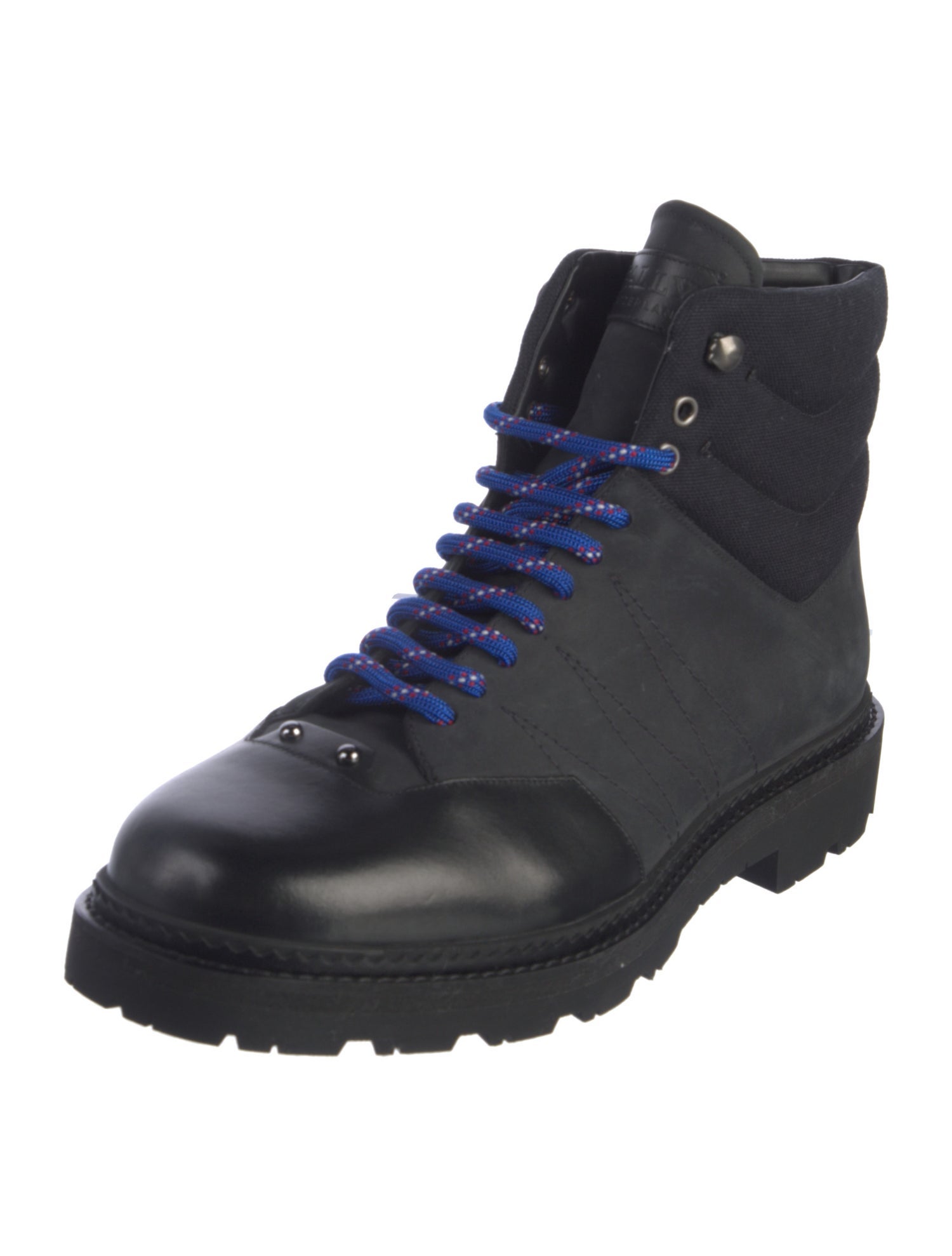 Bally Leather Combat Boots