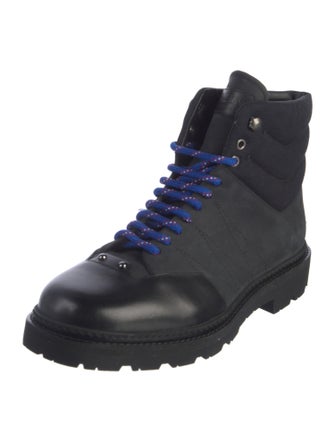 Bally Leather Combat Boots