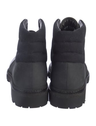 Bally Leather Combat Boots