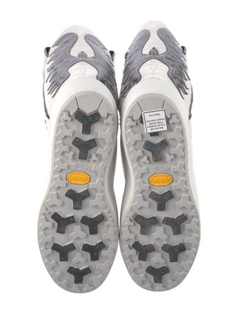 Bally Leather Colorblock Pattern Rain Boots