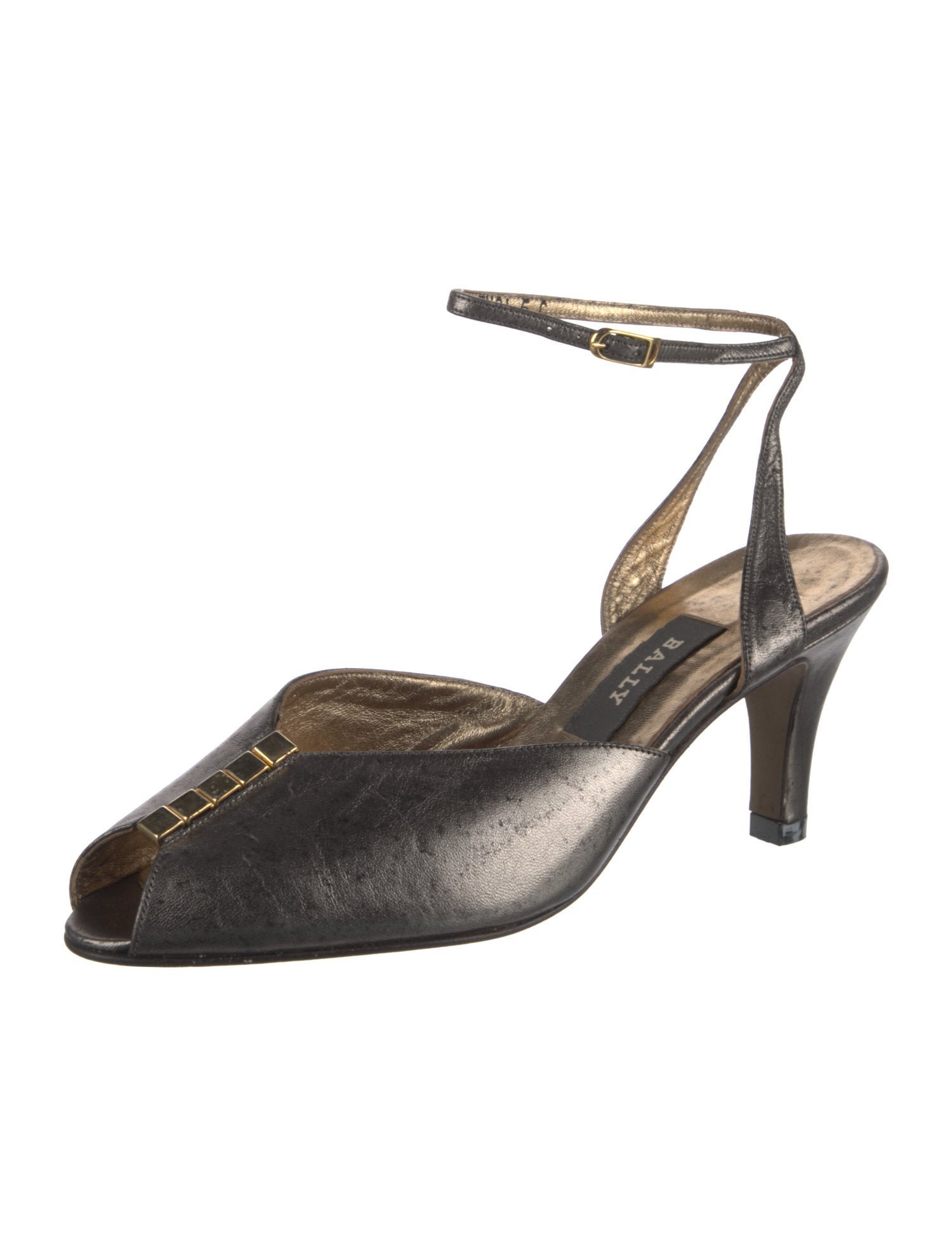 Bally Leather Slingback Pumps