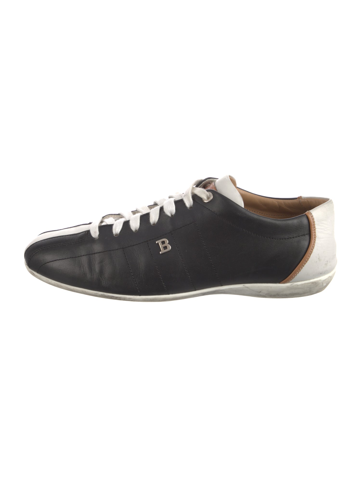 Bally Leather Printed Sneakers