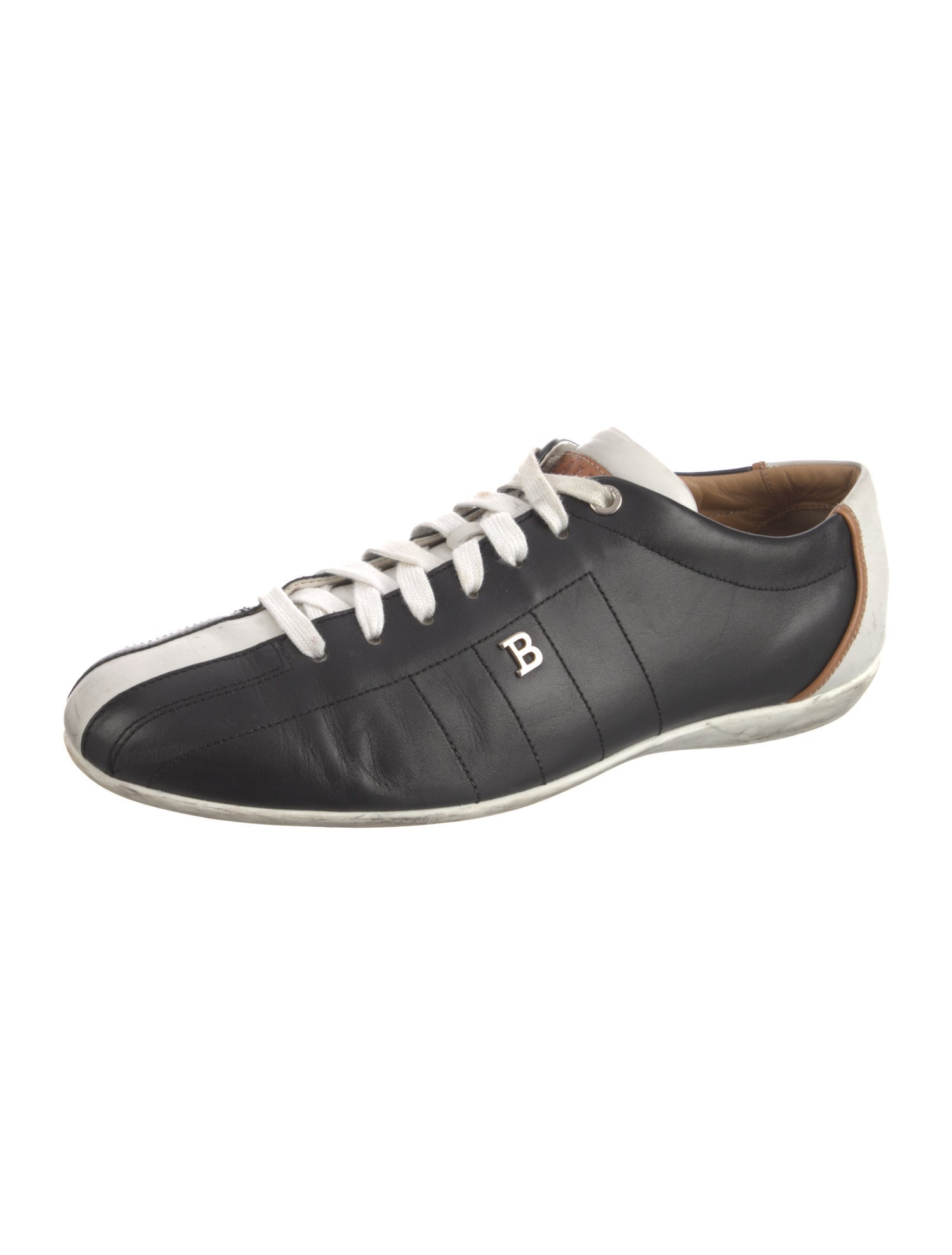 Bally Leather Printed Sneakers