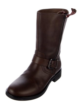 Bally Leather Moto Boots