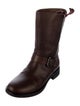 Bally Leather Moto Boots