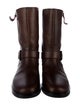 Bally Leather Moto Boots