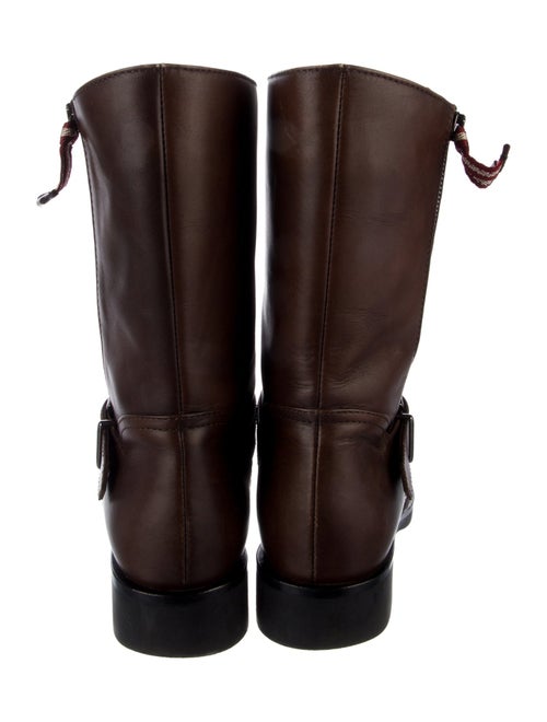 Bally Leather Moto Boots