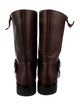 Bally Leather Moto Boots