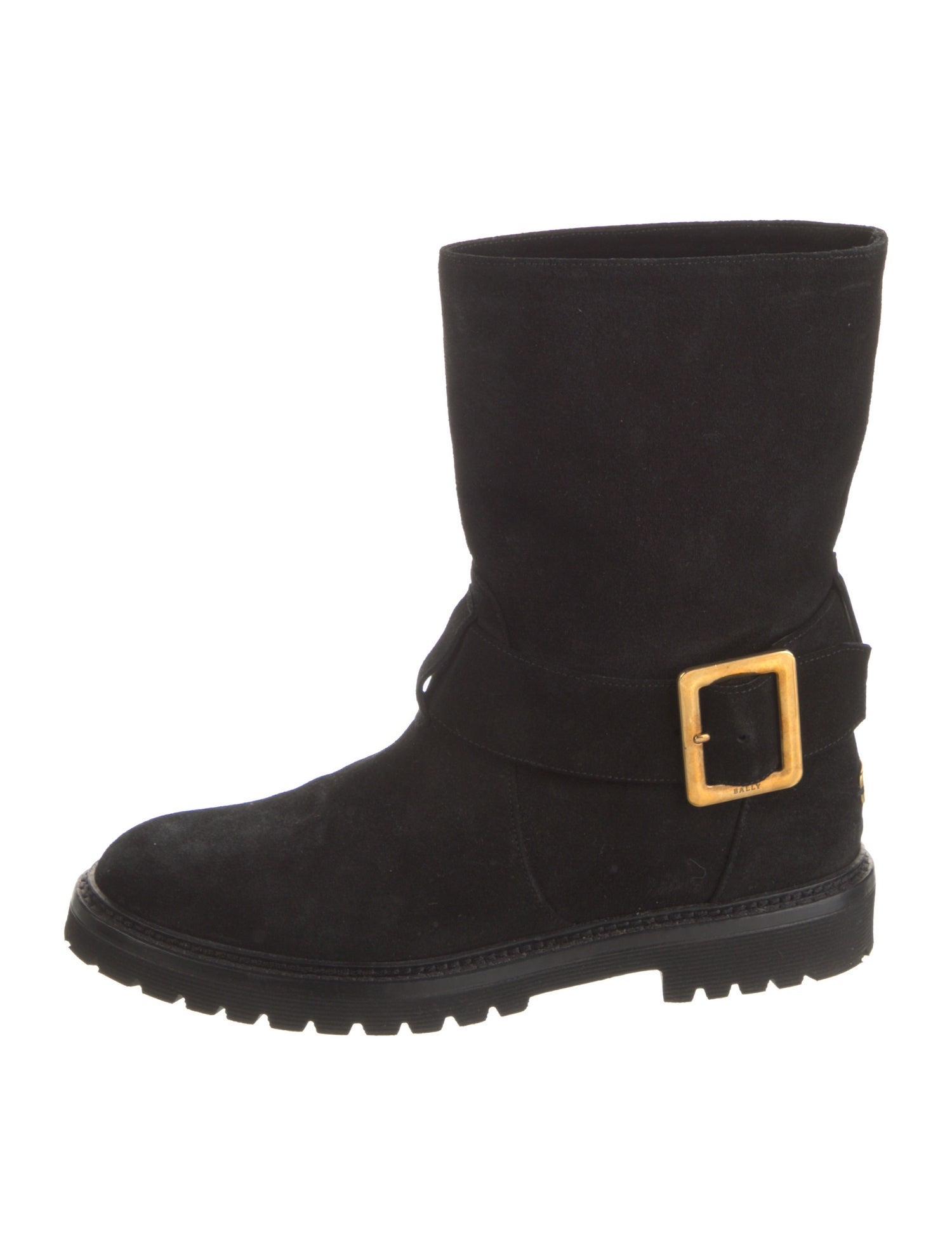 Bally Suede Moto Boots