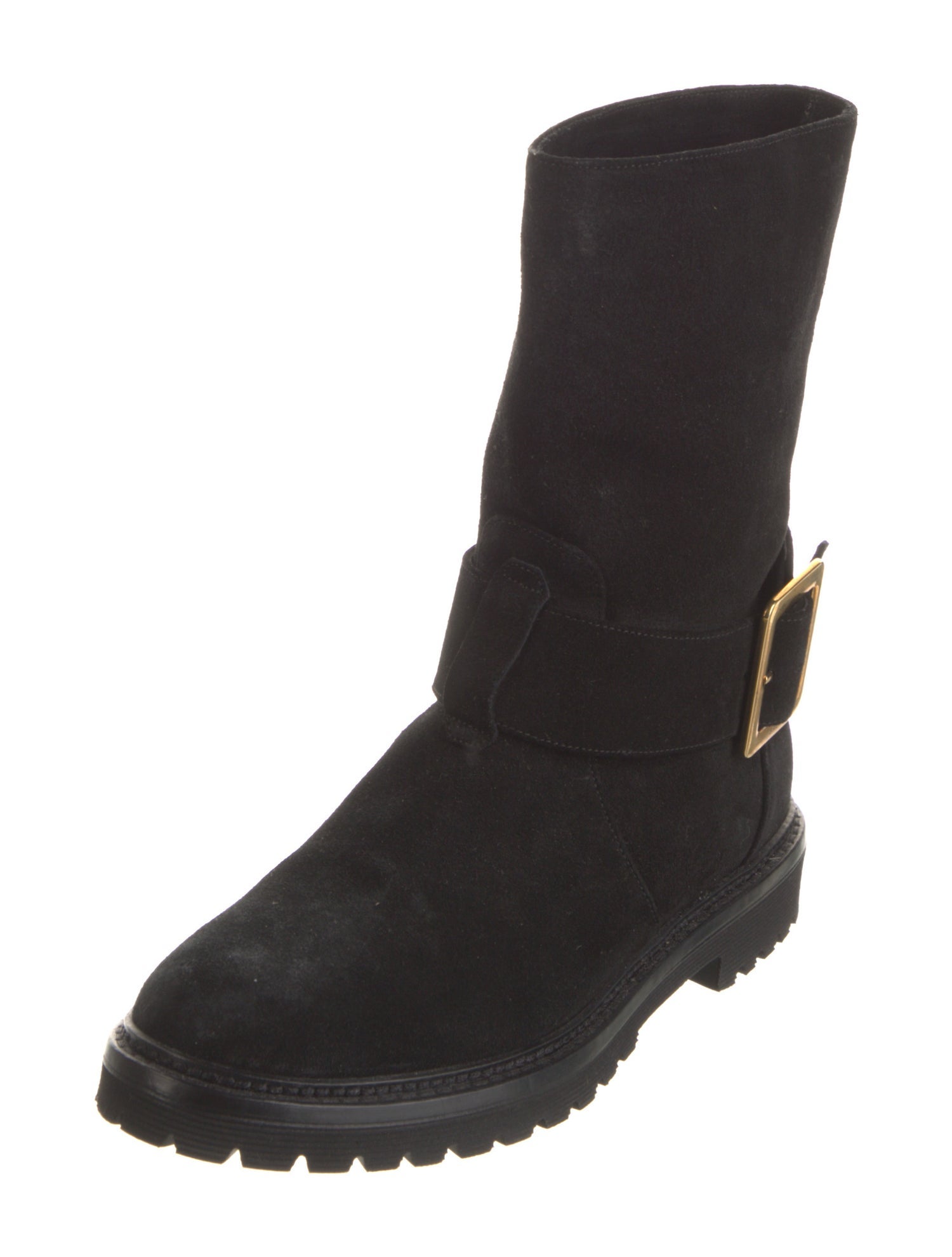 Bally Suede Moto Boots