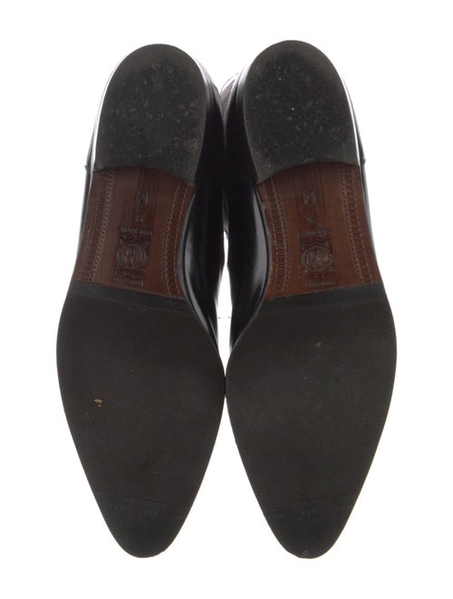 Bally Suede Colorblock Pattern Riding Boots