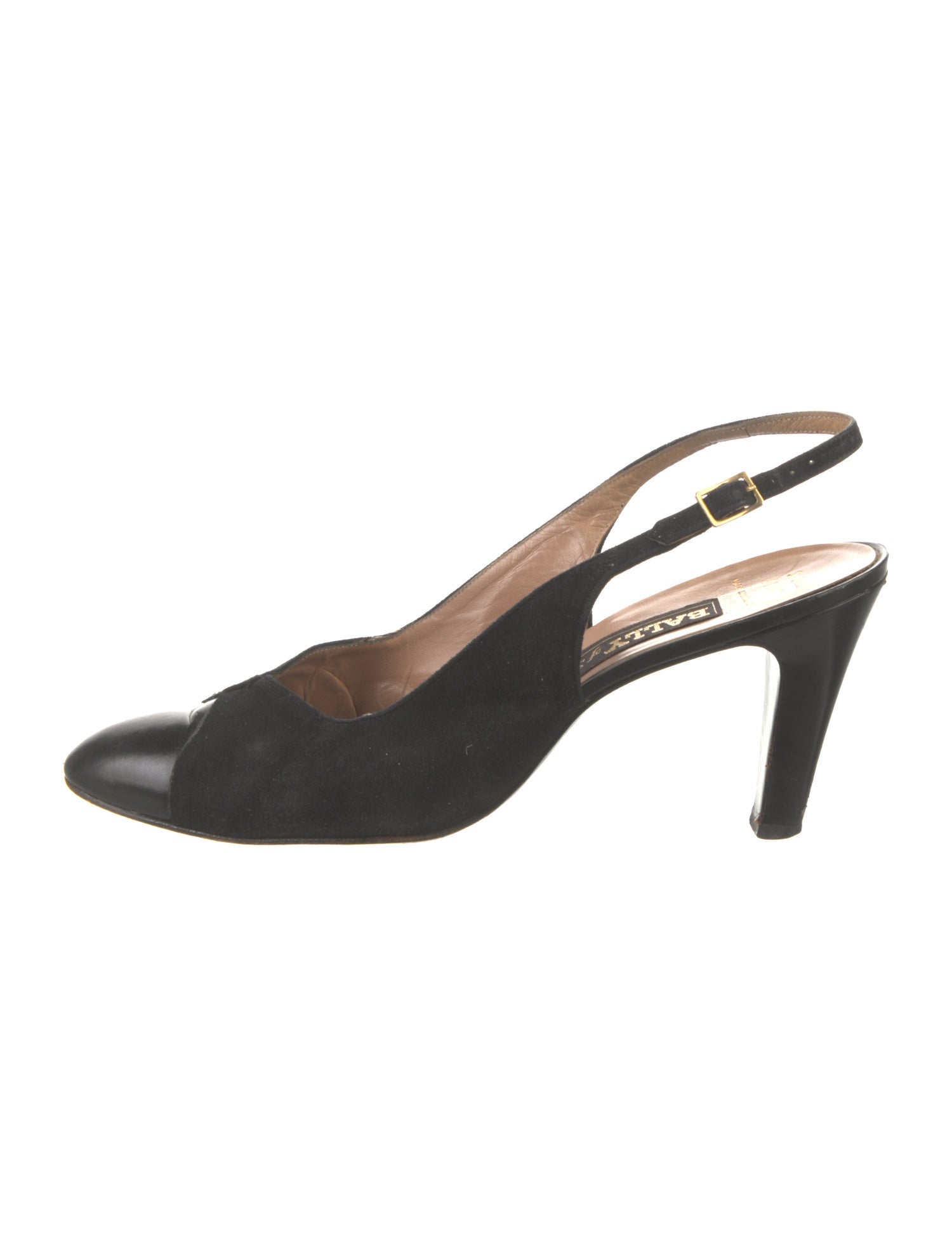 Bally Leather Slingback Pumps