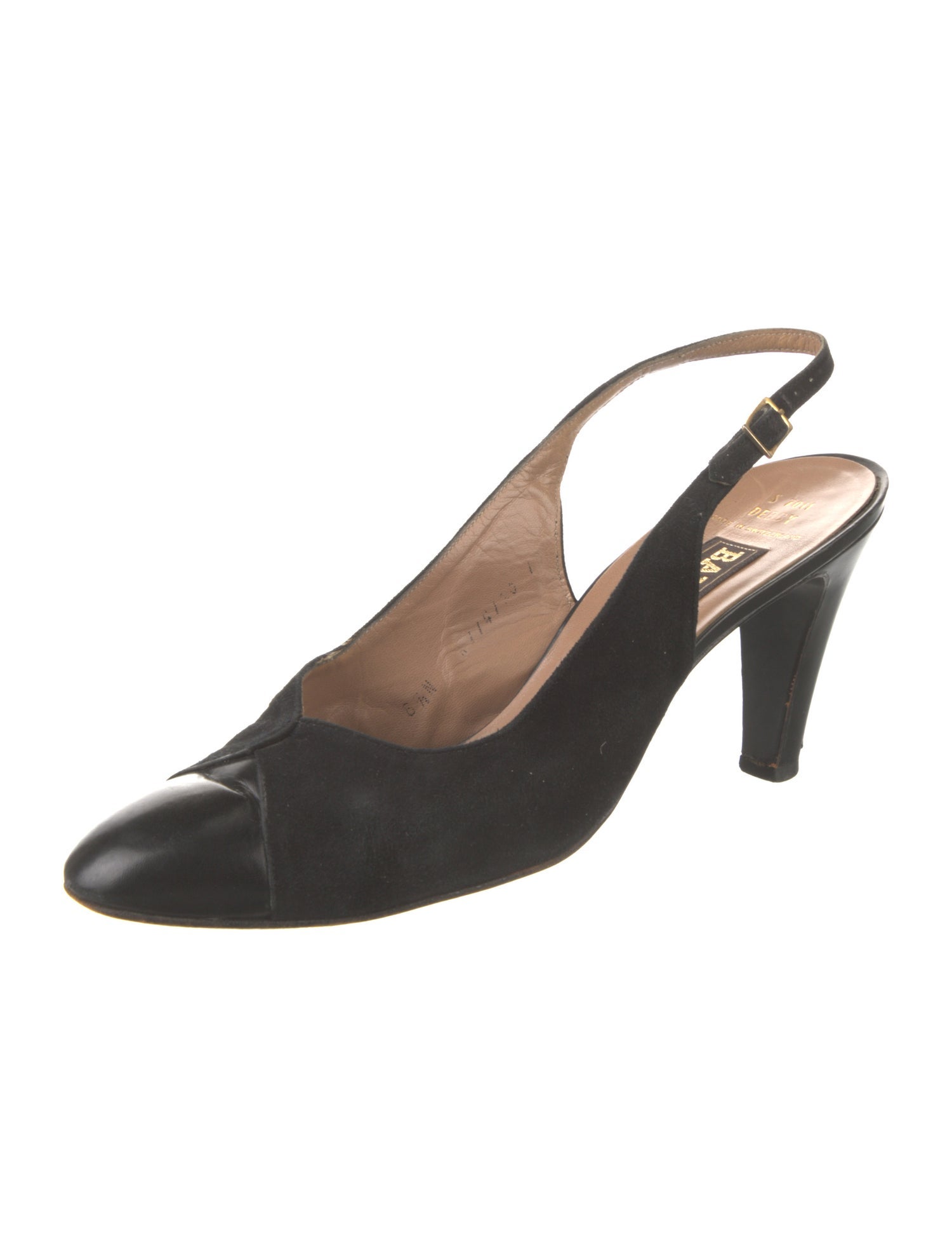 Bally Leather Slingback Pumps