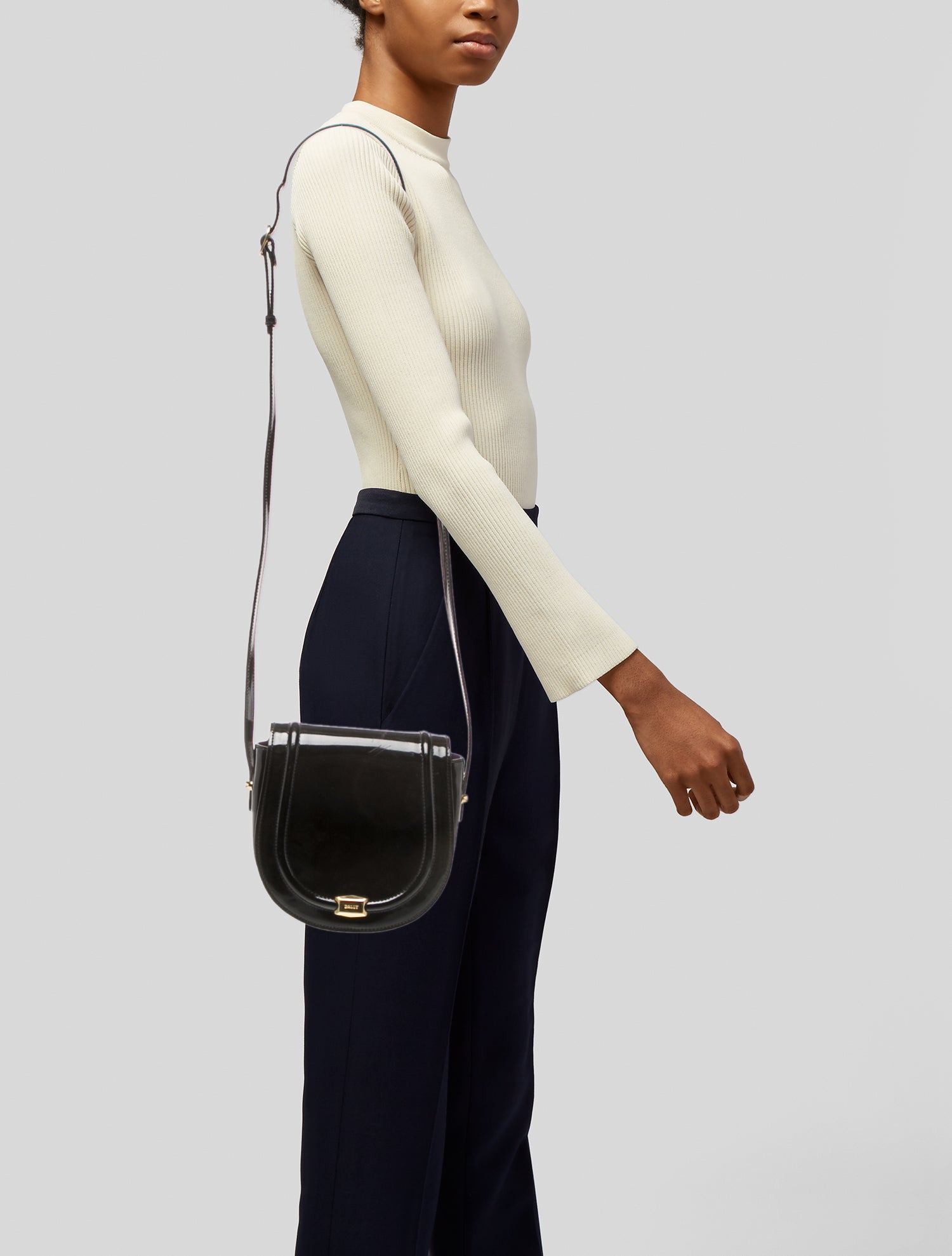 Bally Patent Leather Crossbody Bag
