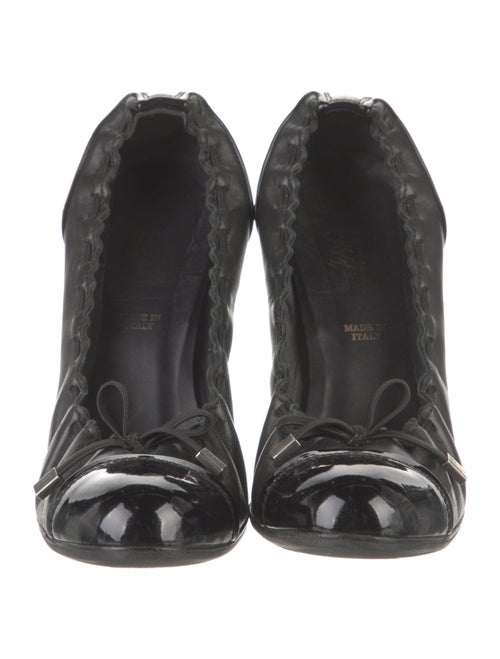 Bally Leather Bow Accents Pumps