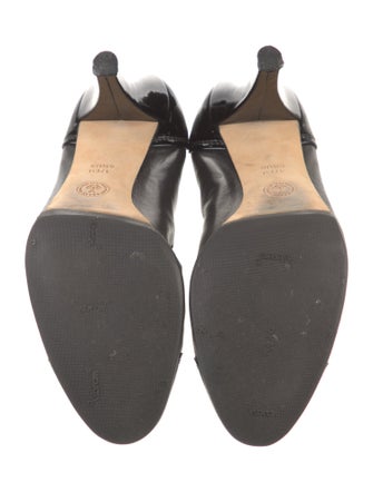 Bally Leather Bow Accents Pumps