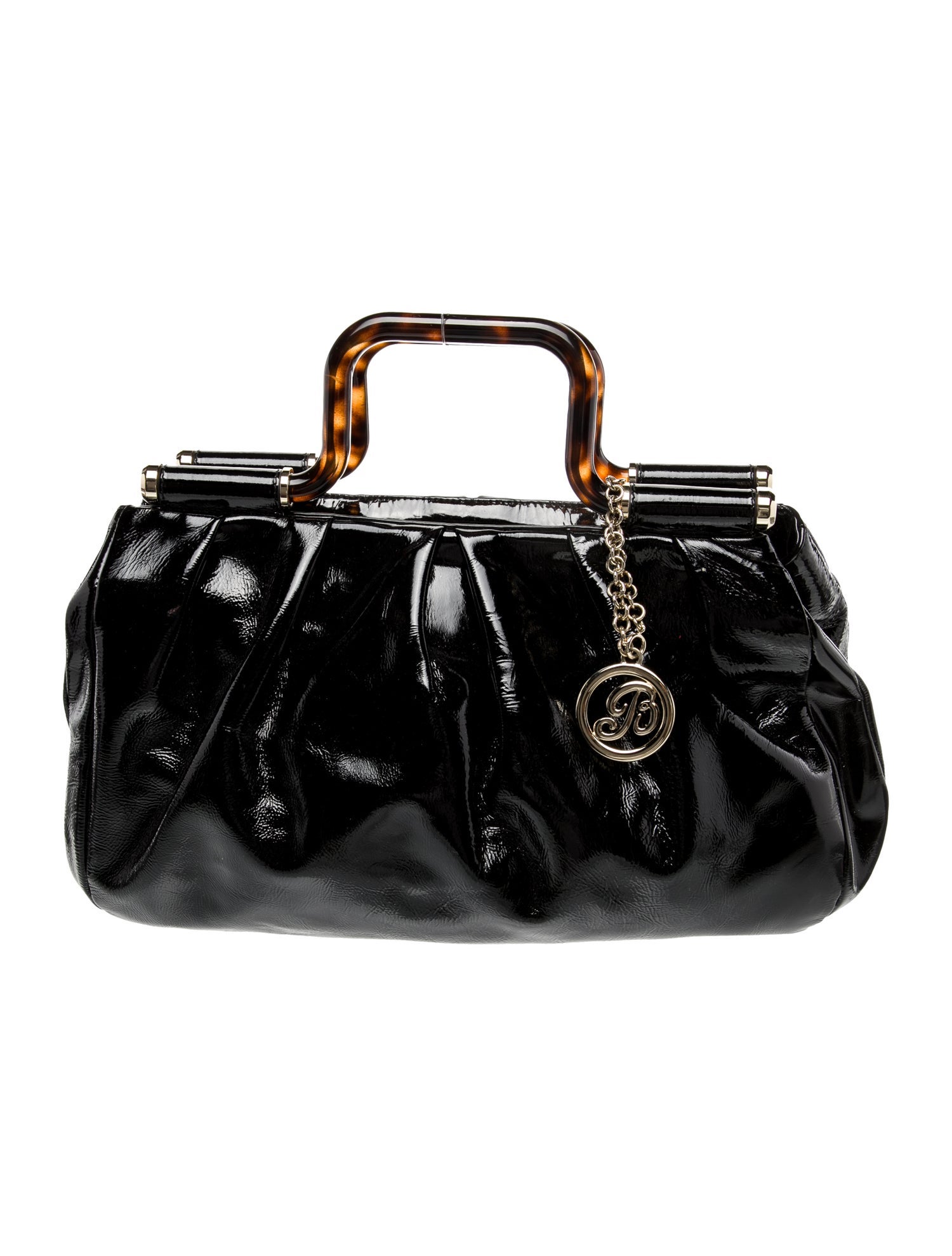 Bally Patent Leather Top Handle Bag