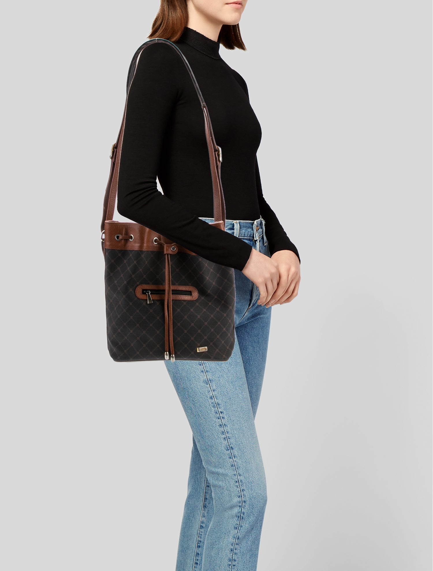 Bally Leather Bucket Bag